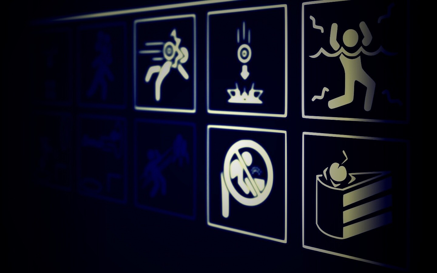 предупреждения Portal обои