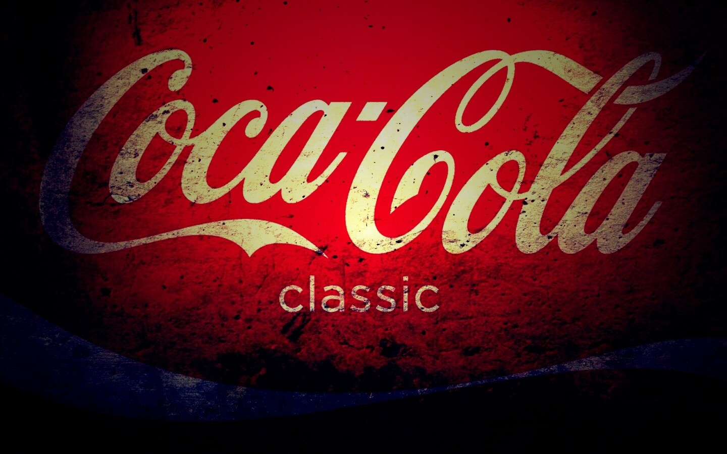 Логотип Кока-Кола в стиле гранж обои