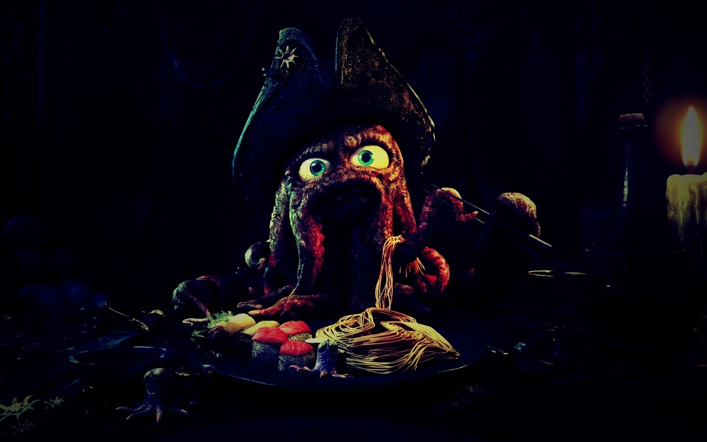 Мультяшный Дэви Джонс обои