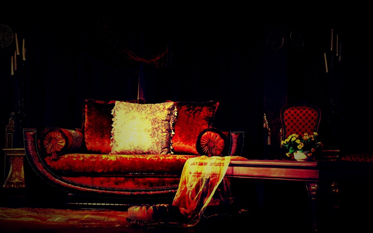 Комната в старом стиле обои