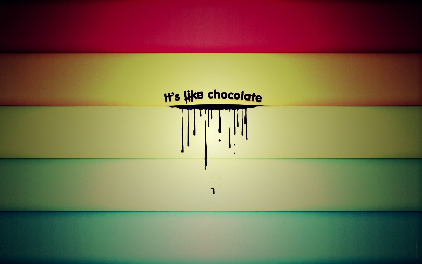 It"s not like chocolate обои