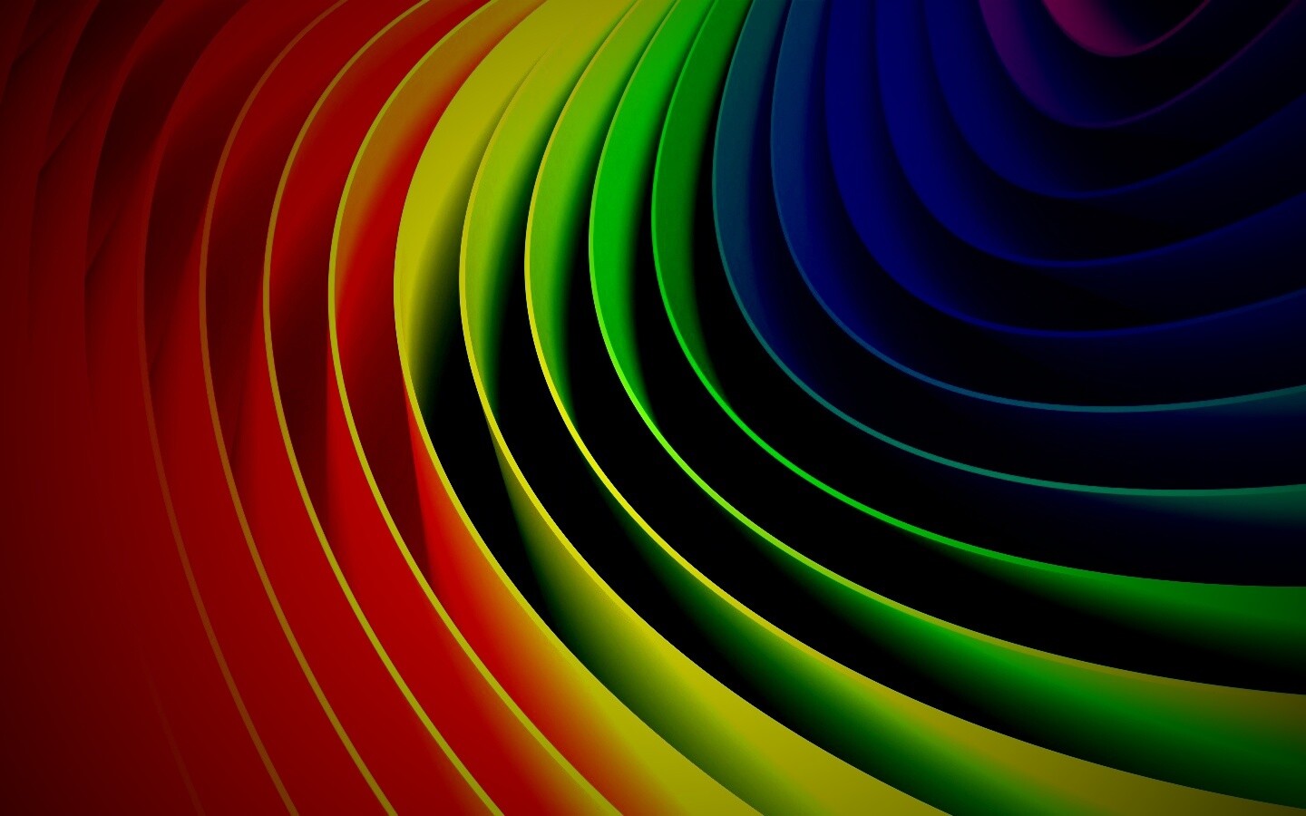 Радуга может быть такой обои