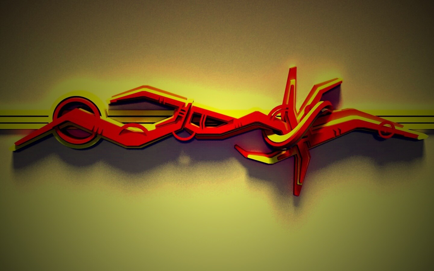 3D Граффити обои