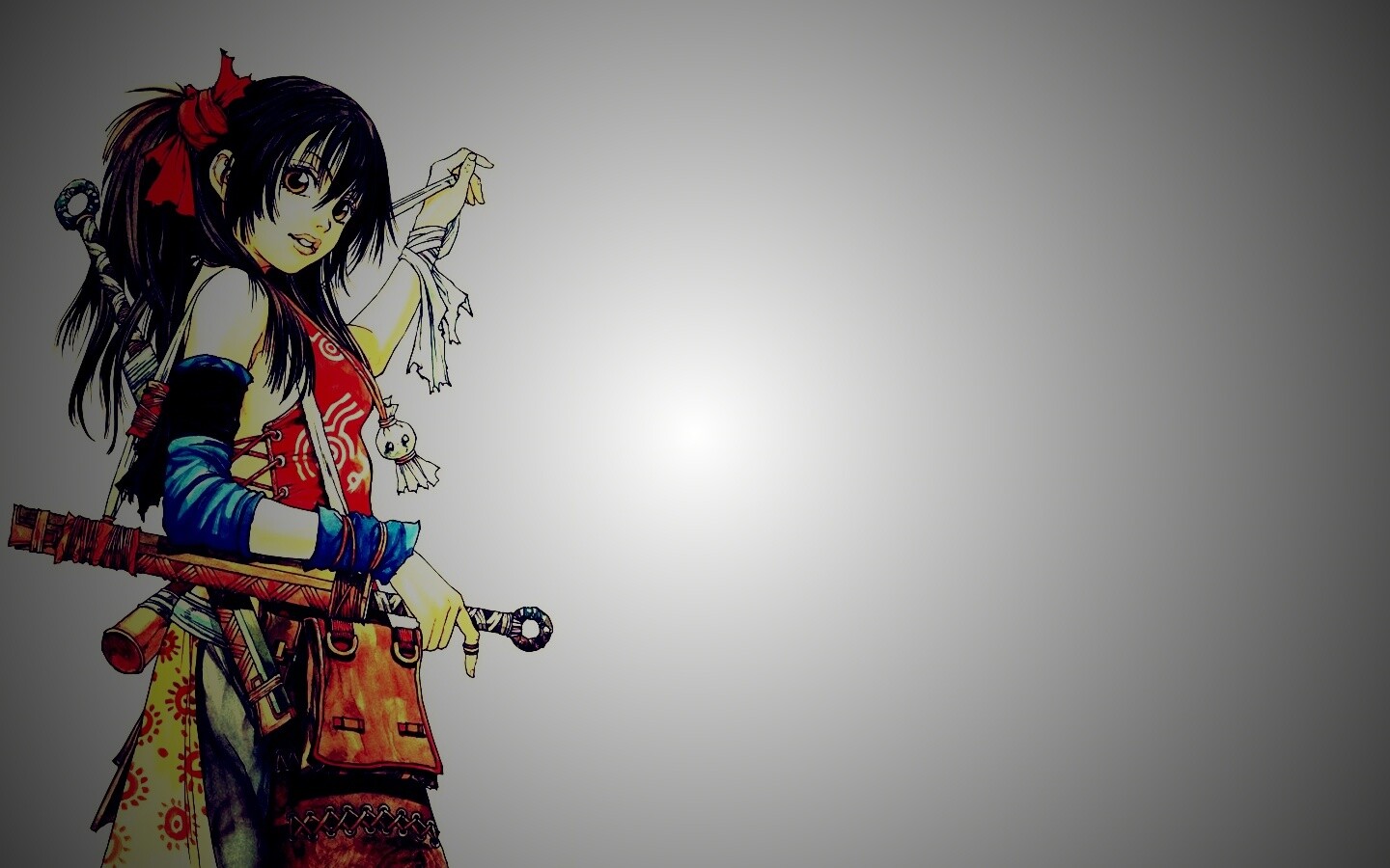 Девушка с мечом из Dangu обои