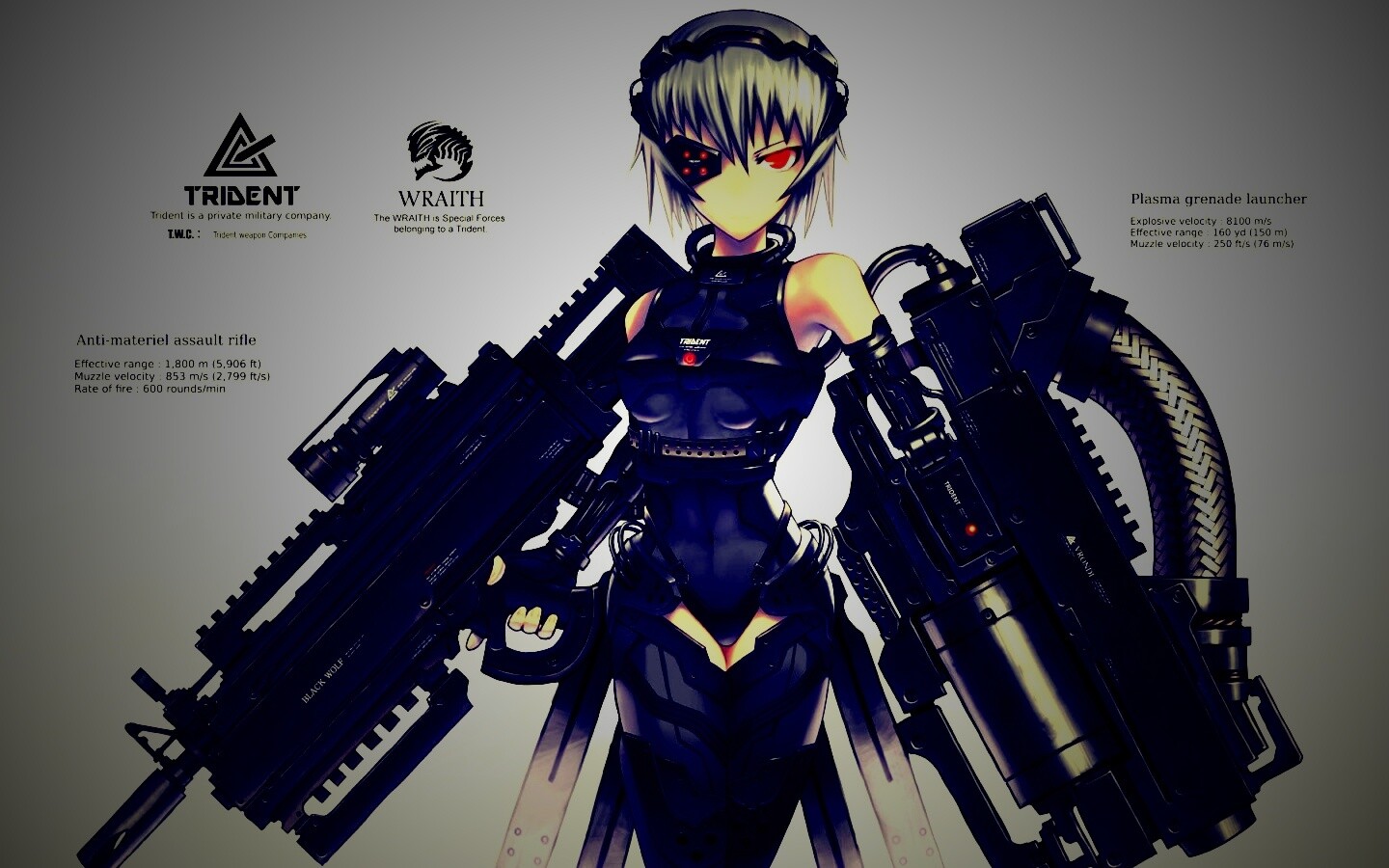 Девушка с оружием обои