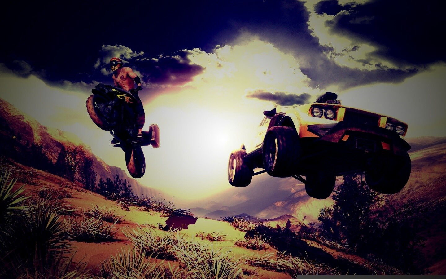 Гонки по пересеченной местности обои