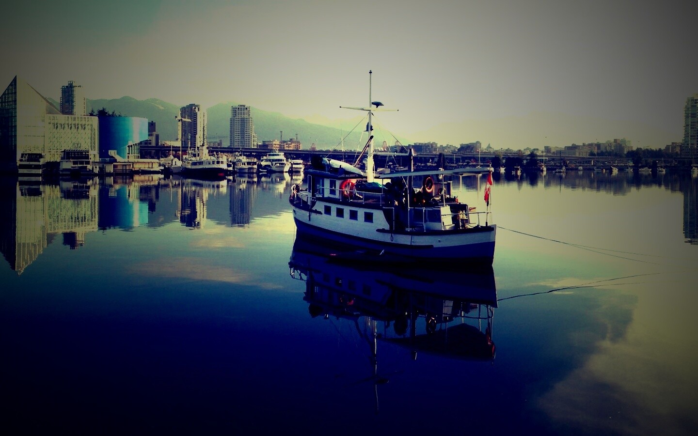 Городская панорама обои