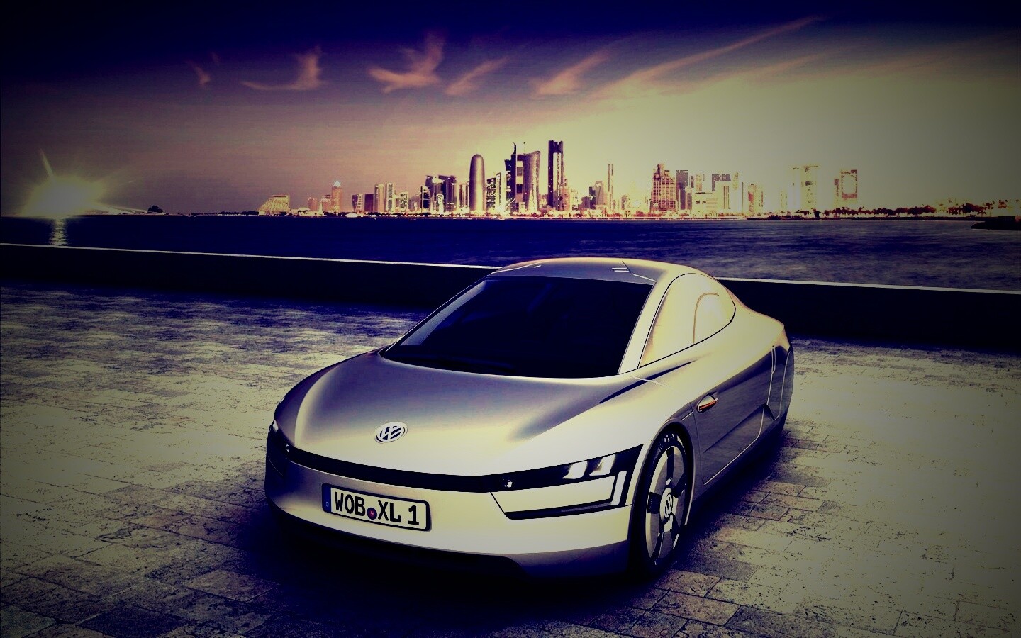 Очень красивый концепткар от фольксваген обои