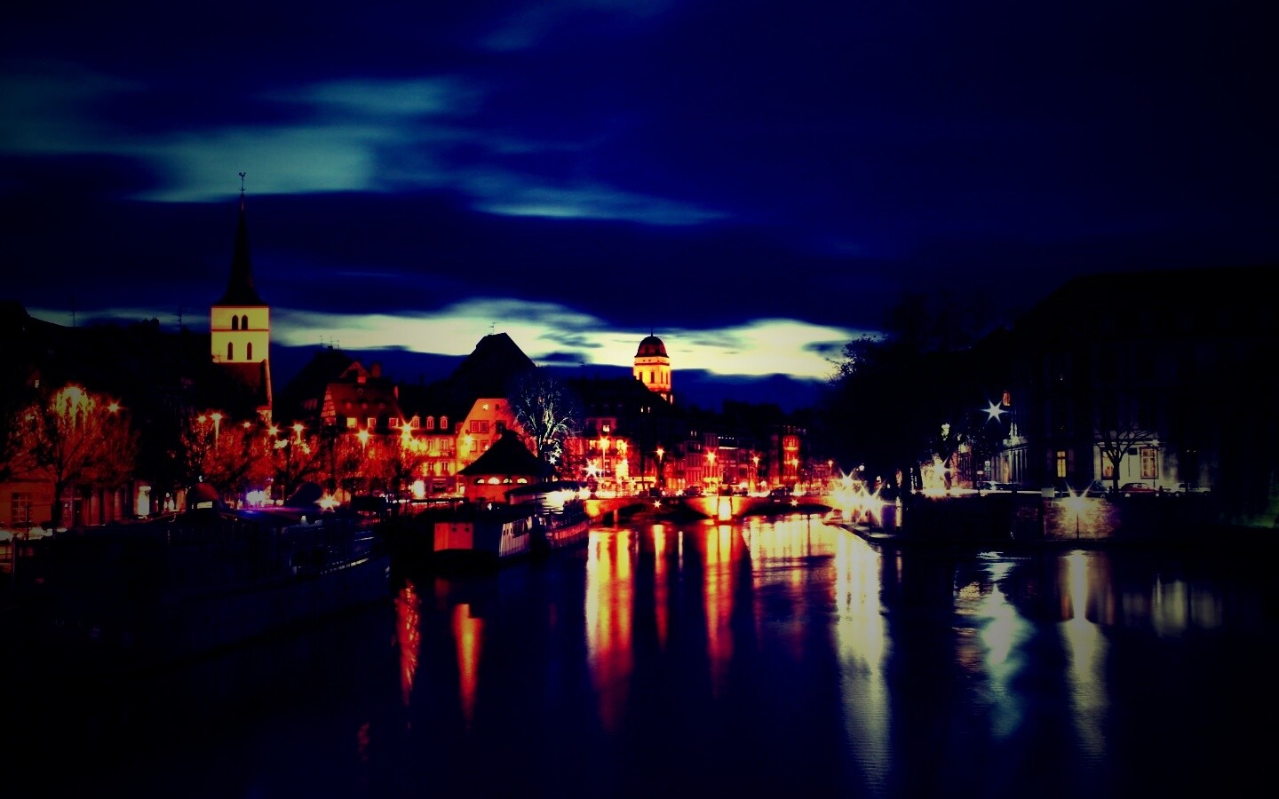 Город Страсбург обои