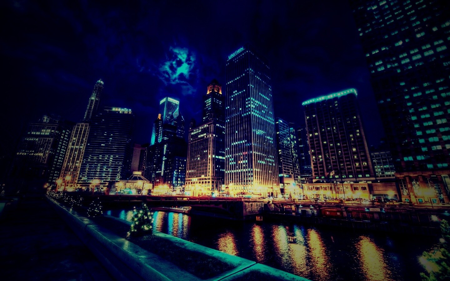 Потрясающий городской вид обои