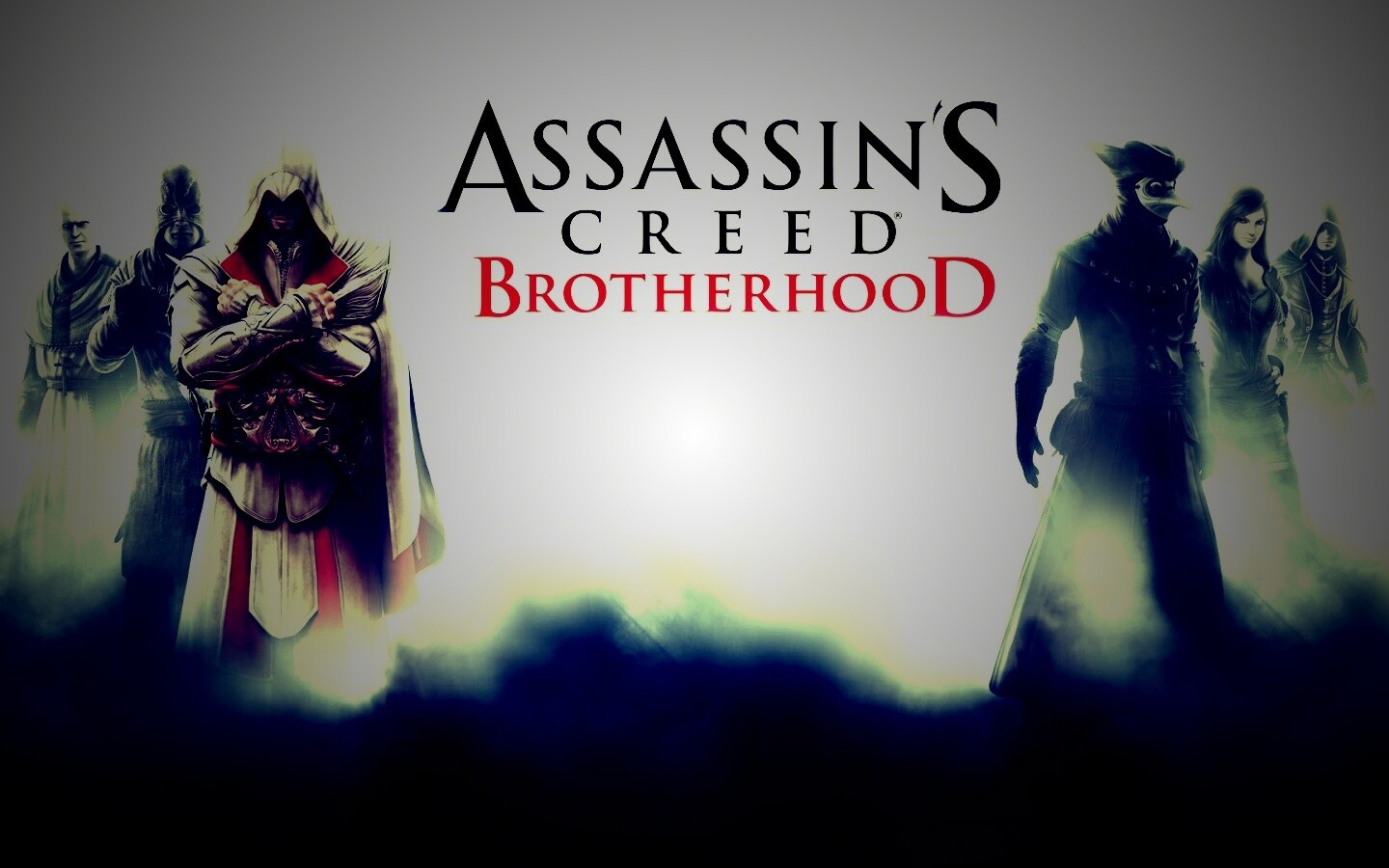 Персонажи игры Assasin"s Creed Brotherhood обои