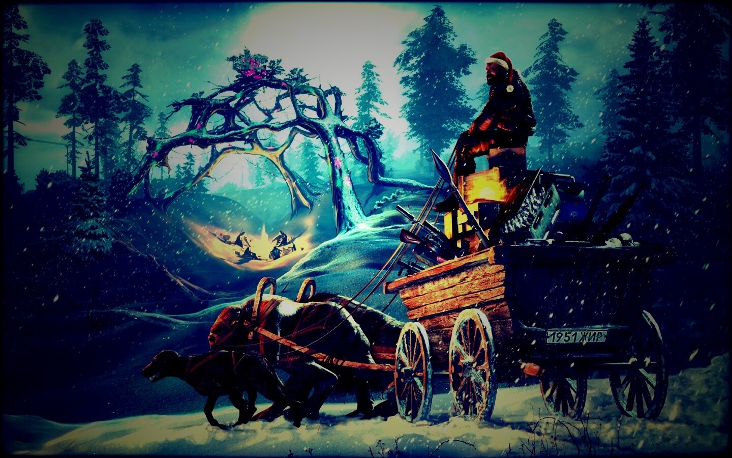 Новогодний Сталкер обои