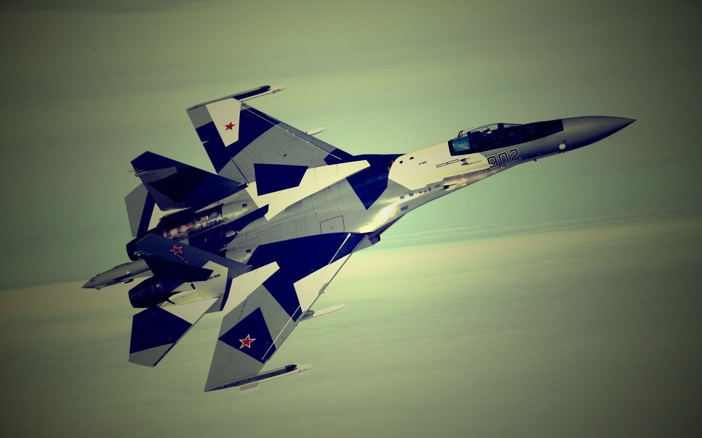 Полёт истребителя обои