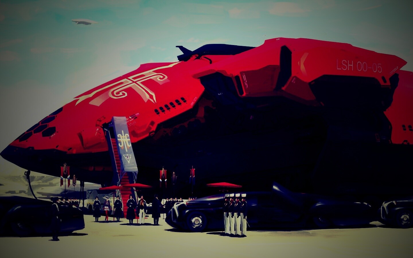 Встреча инопланетных гостей обои