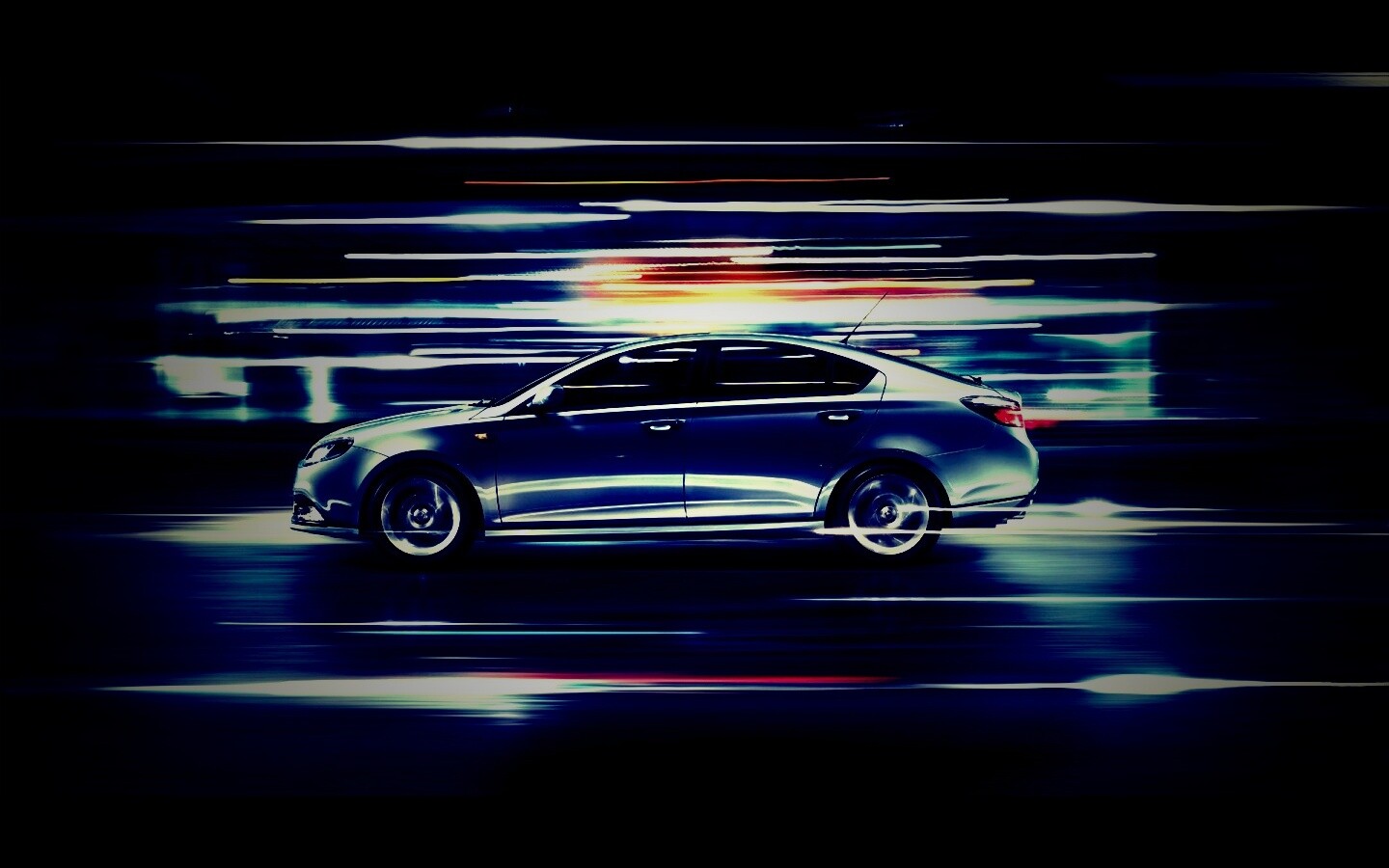 Субару в движении обои