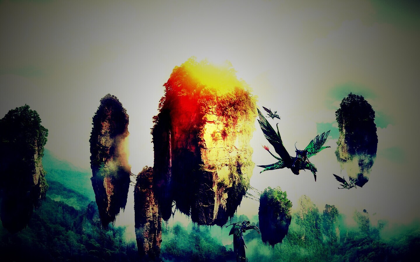 Аватар, планета Пандора обои