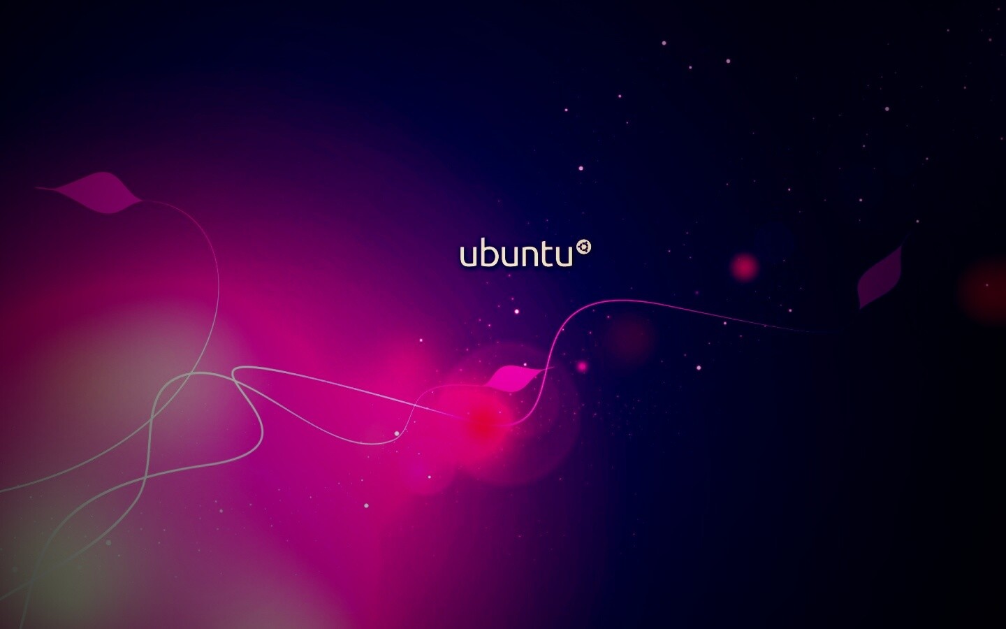 Сиреневые обои Ubuntu обои