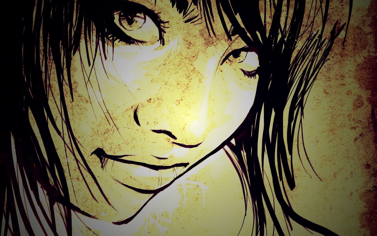 Оригинальный портрет азиатской девушки обои