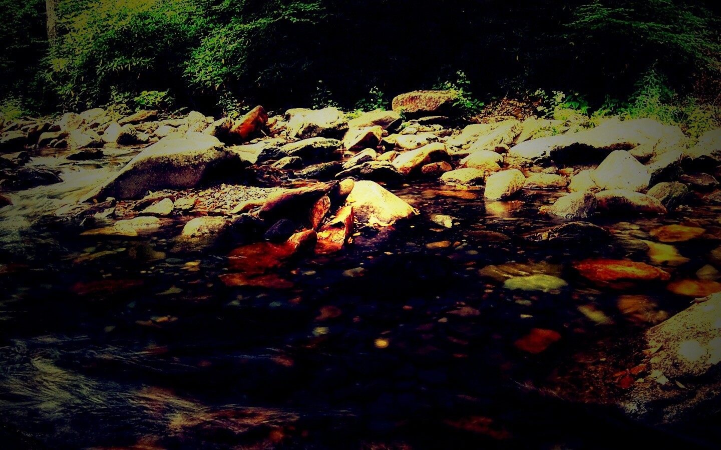 Гораня река обои