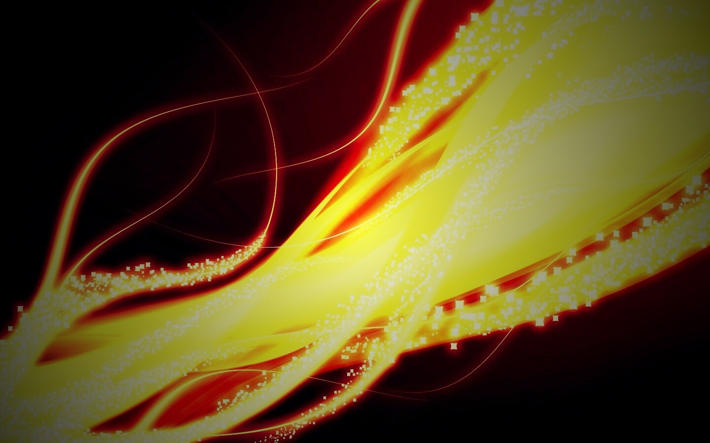 Волна пламенной энергии обои