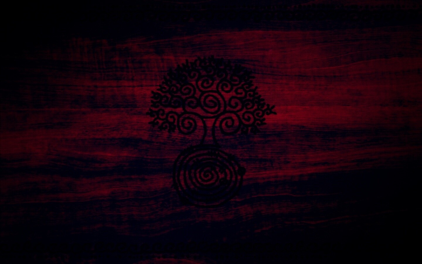 Выжженный рисунок дерева обои