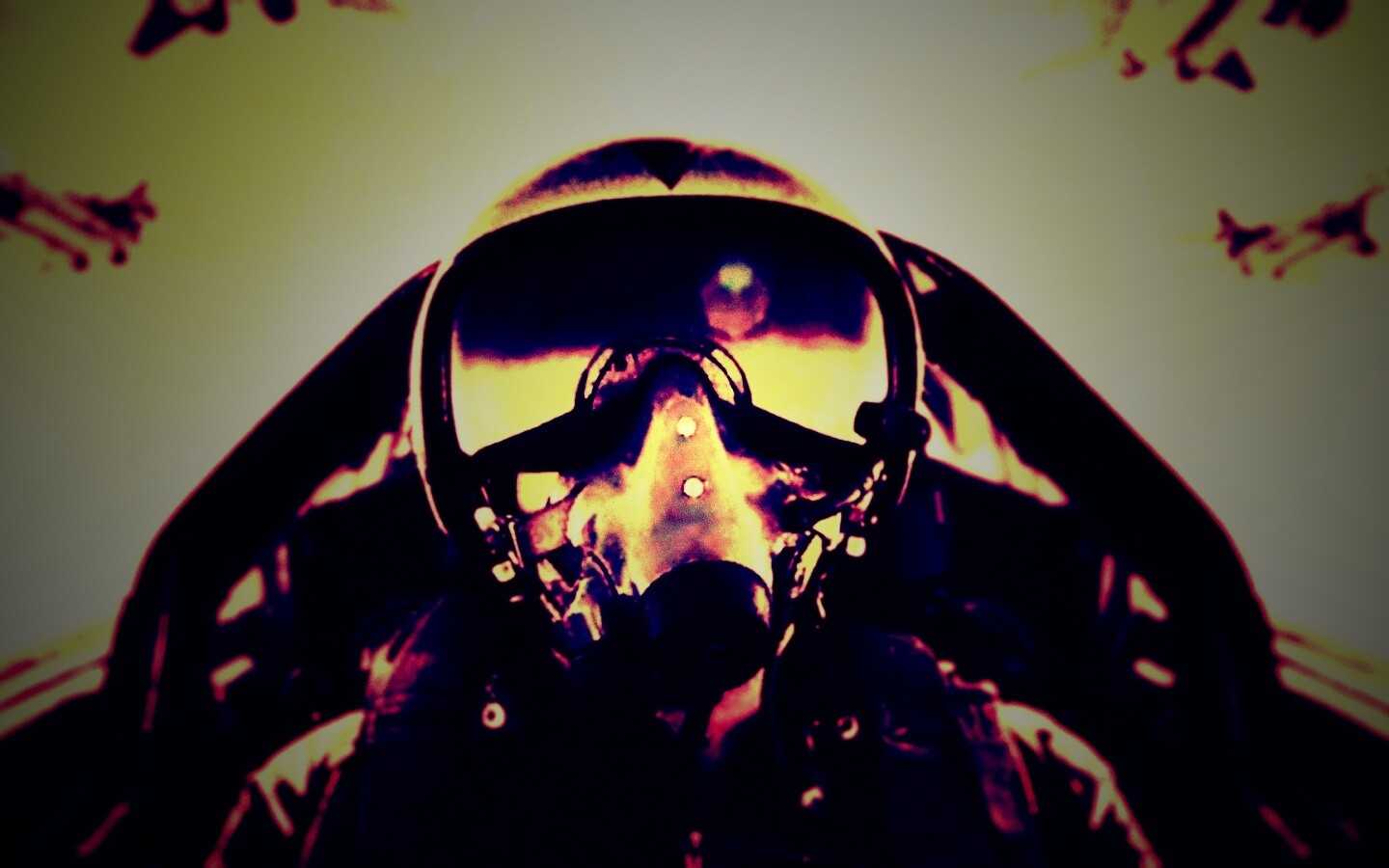 Пилот истребителя обои