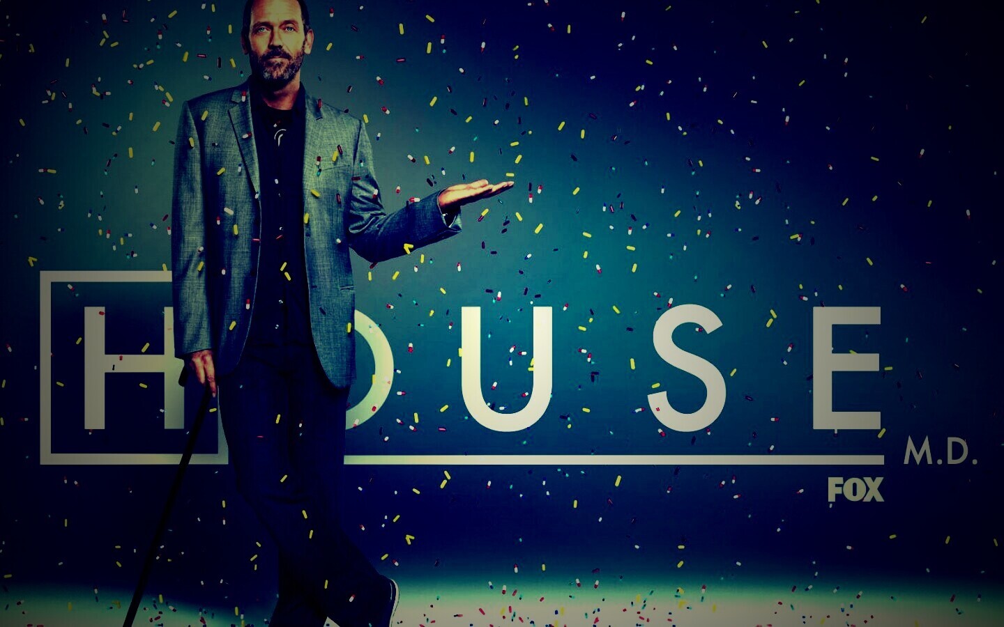 Дождь из таблеток обои