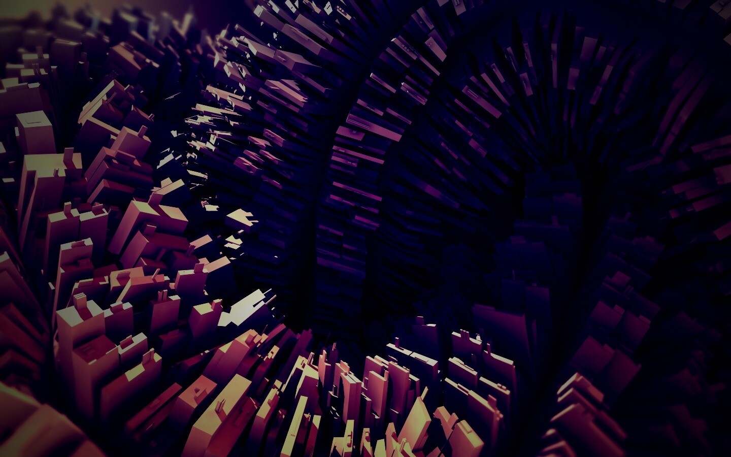 Модели домов засасывает обои