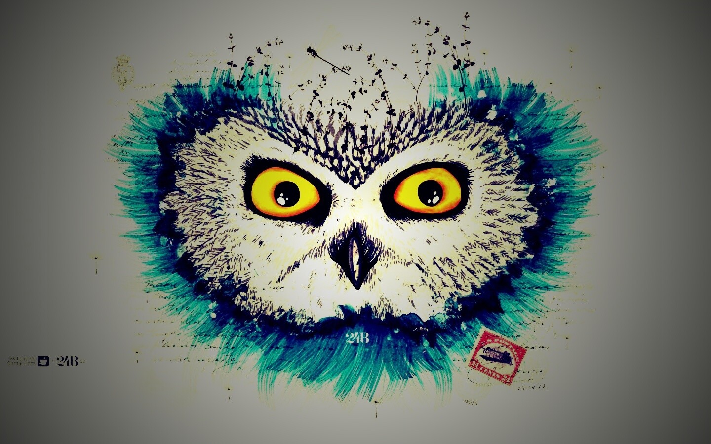 Обои сова для mac book обои