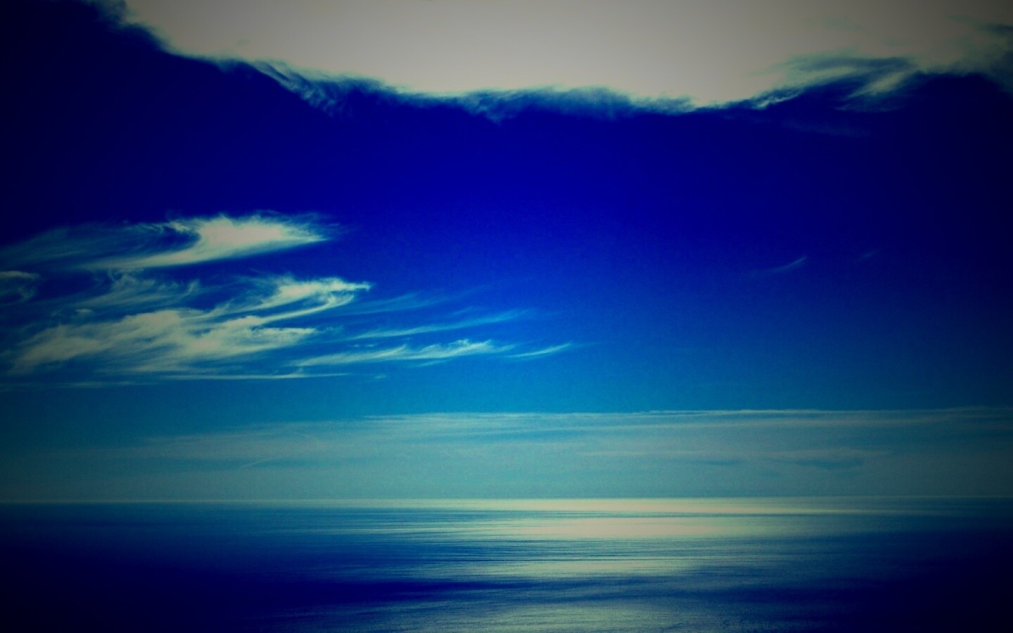 Чистый морской горизонт обои
