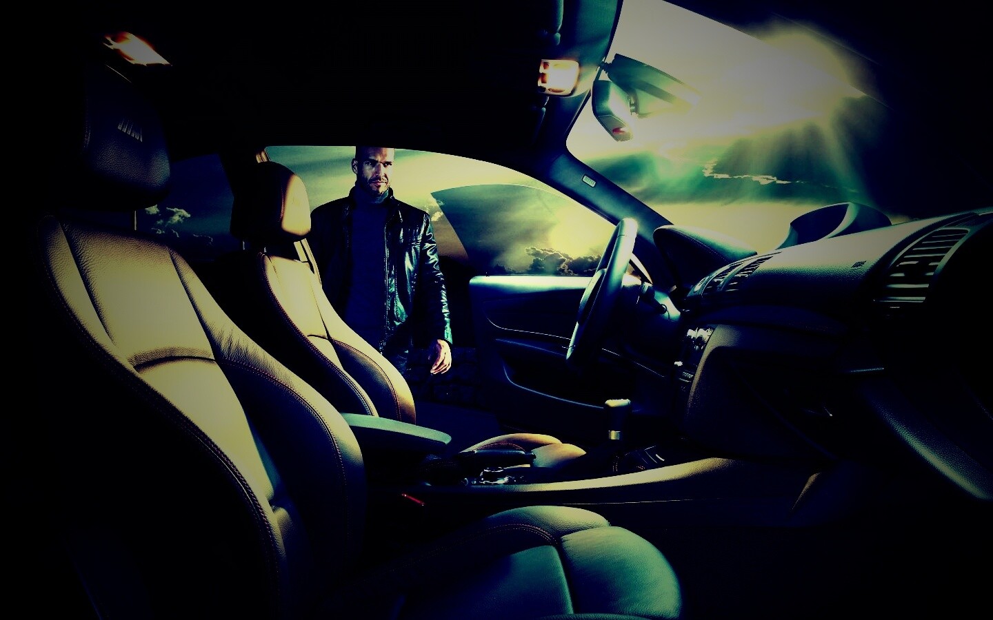 Салон автомобиля BMW обои