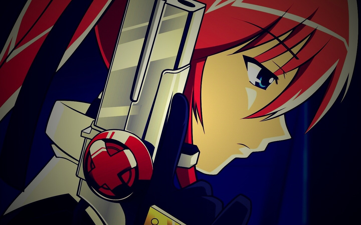 Девушка с пистолетом обои