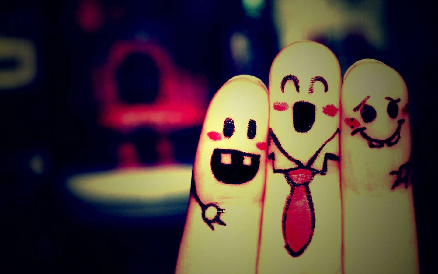 Пальцы-друзья обои