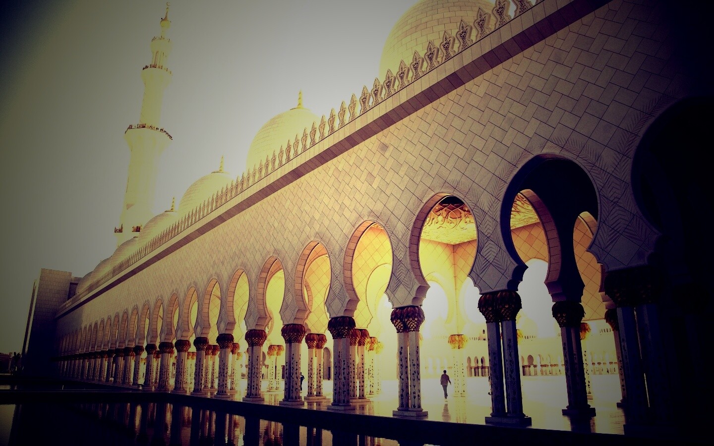 Мечеть шейха в Абу-Даби обои