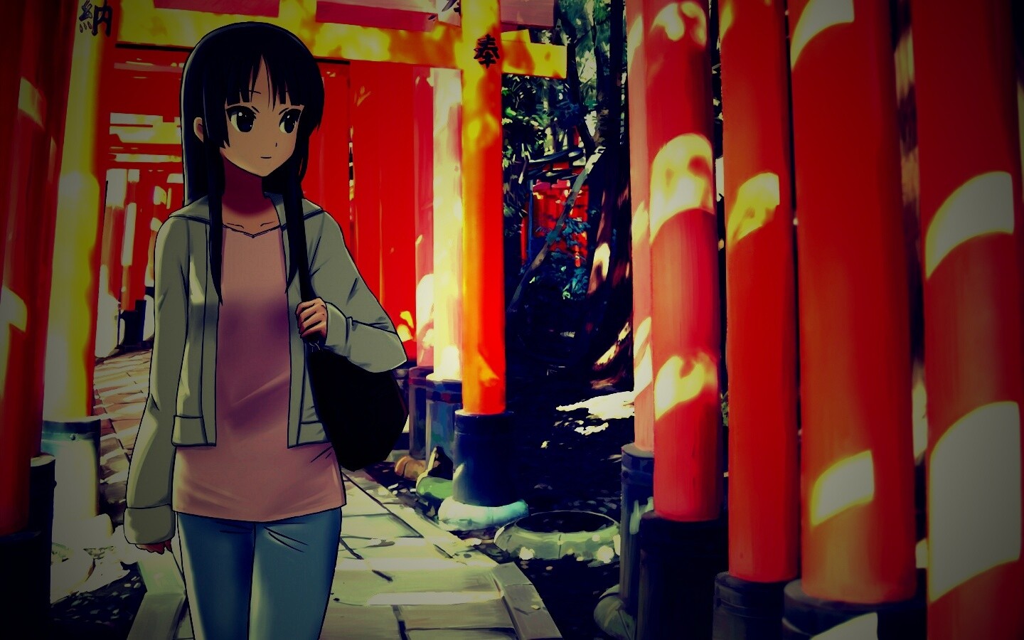 Акияма Мио обои