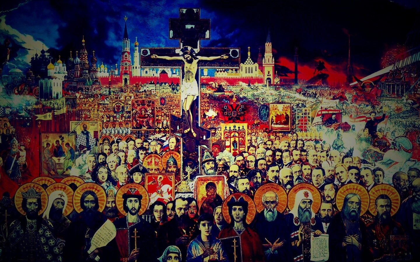 Илья Глазунов "Вечная Россия" обои