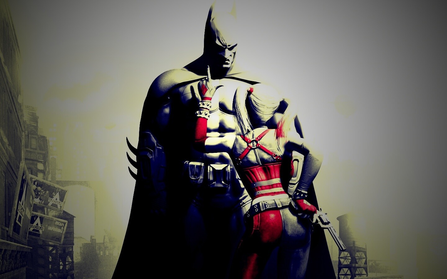 Бэтман и Харли Куин обои