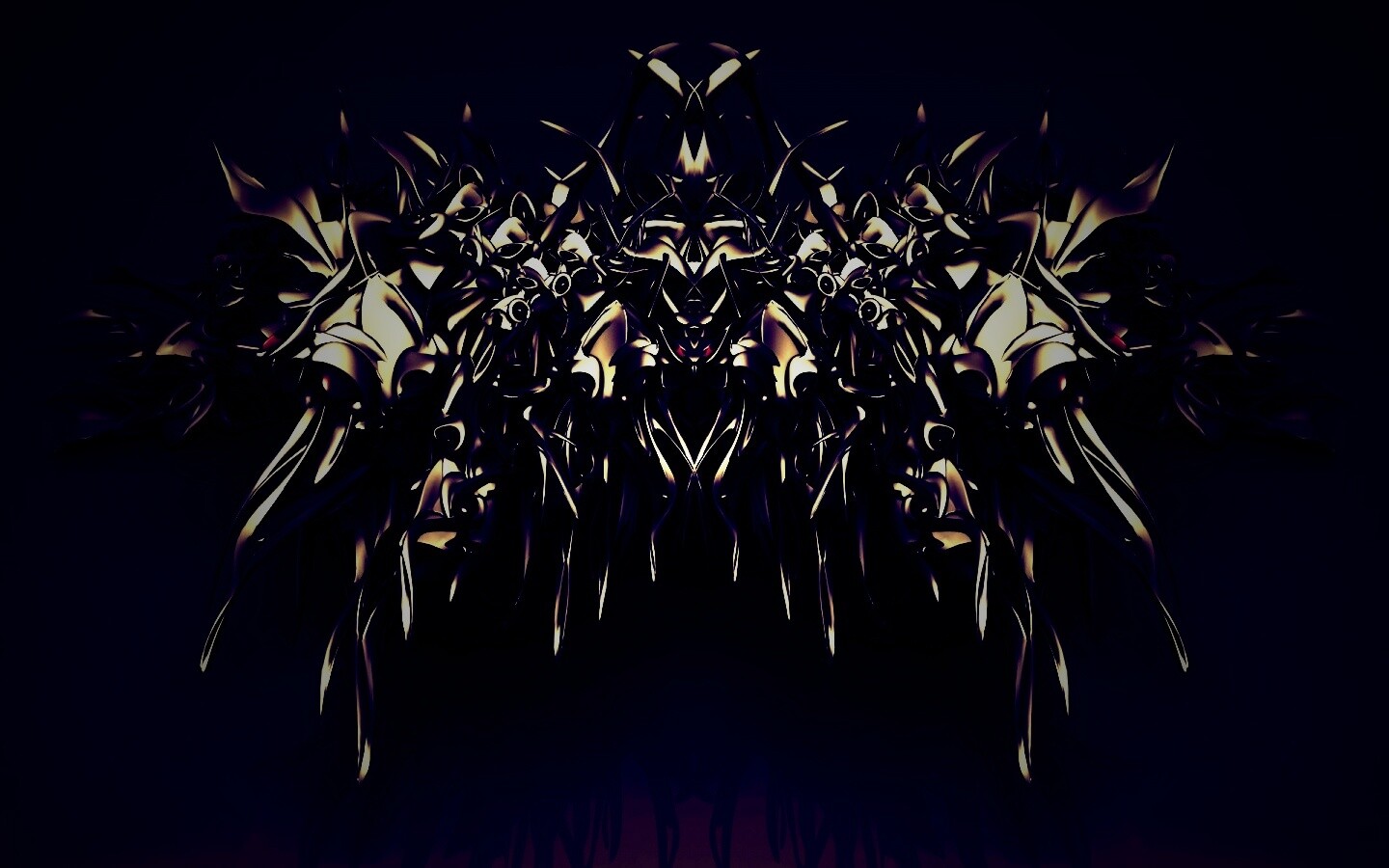 Страшная трехмерная абстракция обои