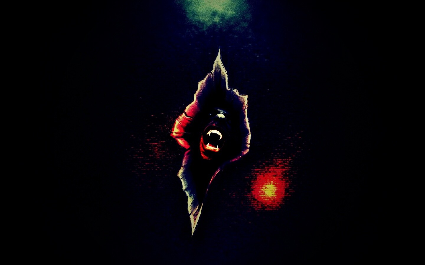 Монстр из ращелины обои