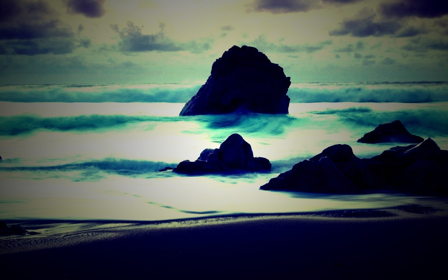 Морской прибой обои