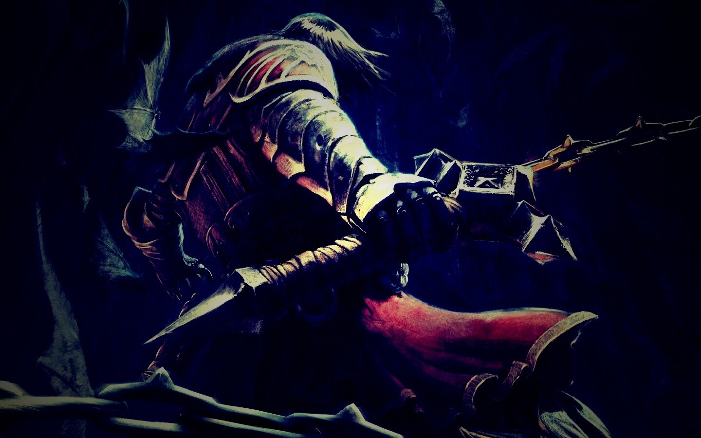 Воин с булавой обои