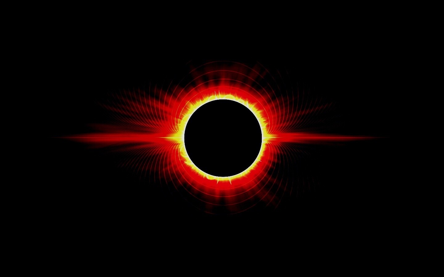 Солнецное затмение обои