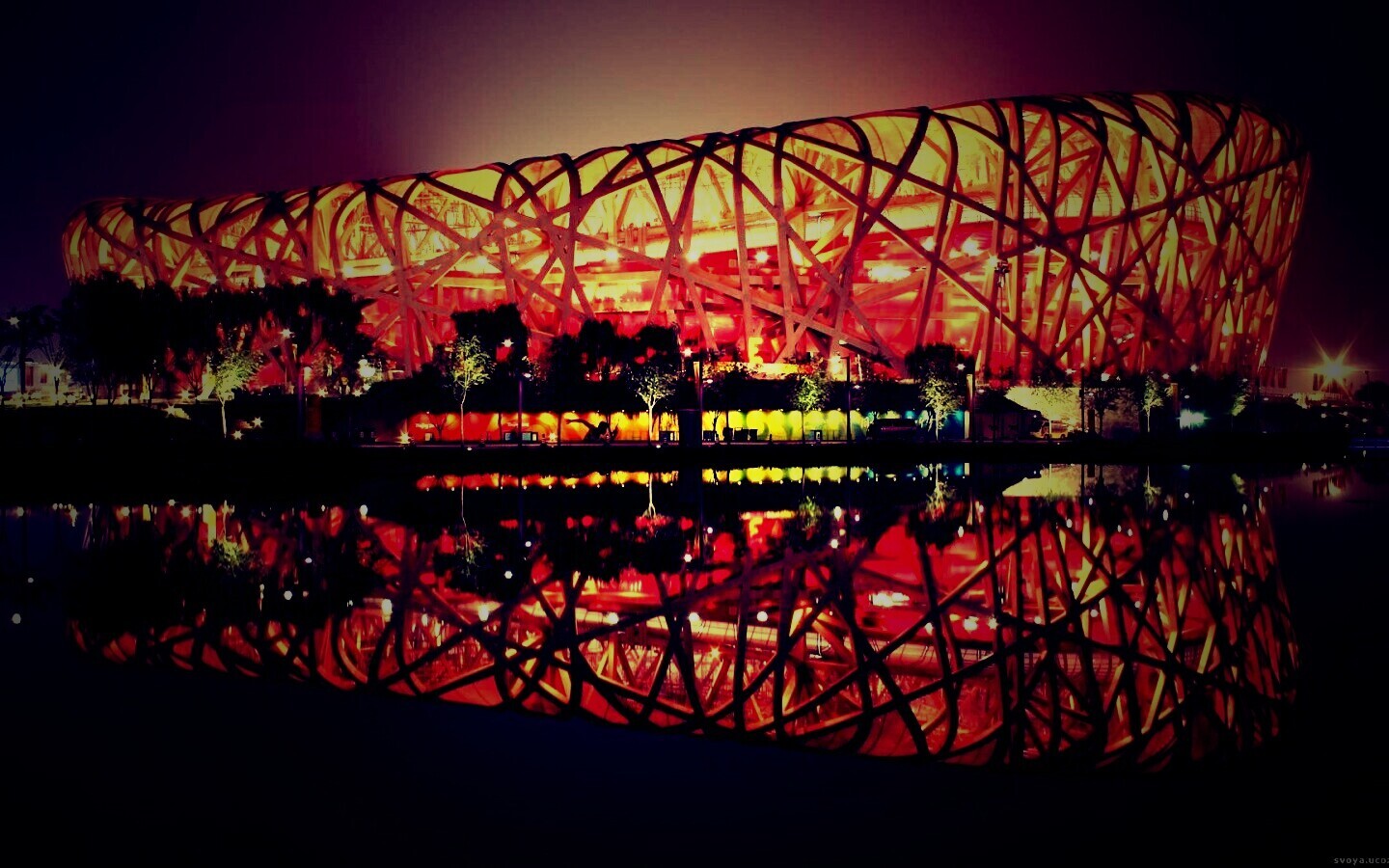 Олимпийский стадион Birds Nest обои
