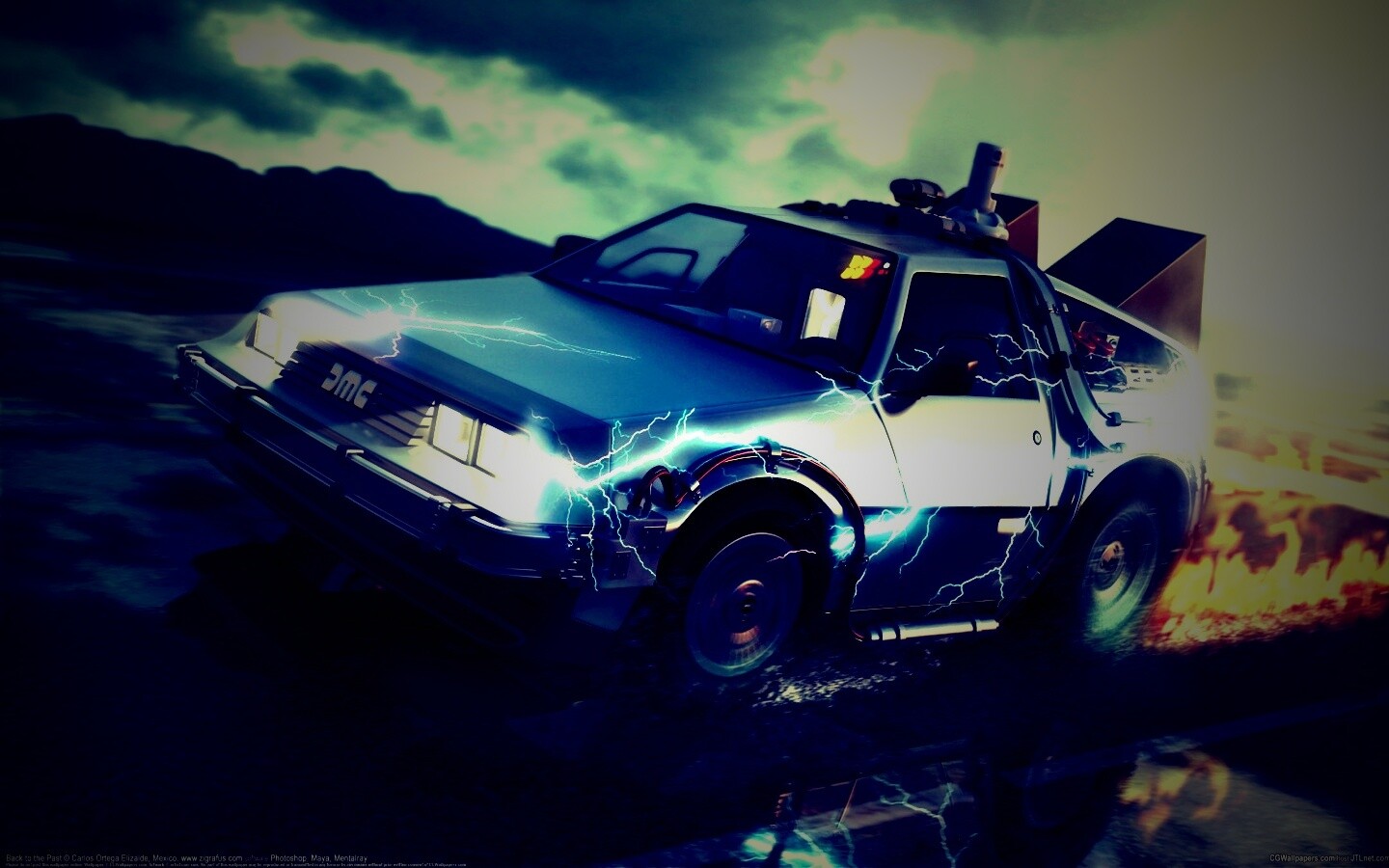 Машина времени обои