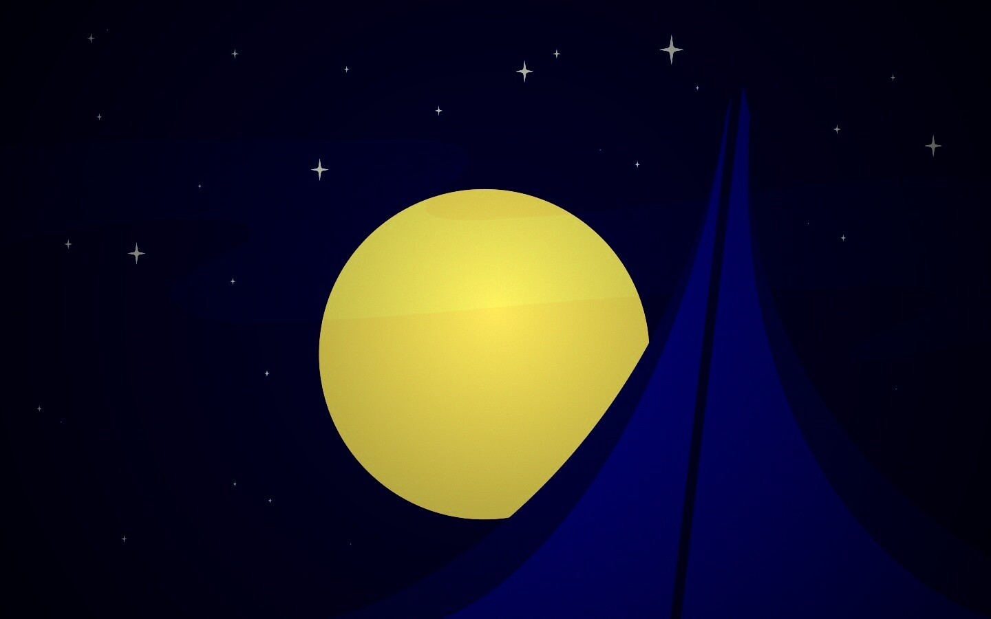 Полная луна обои