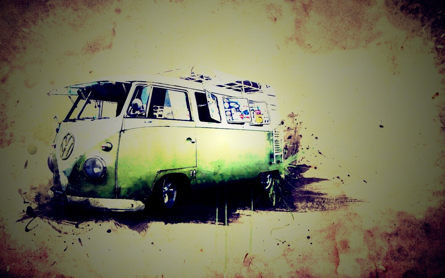 Фольксваген 56 года - лучший фургон для путешествий обои