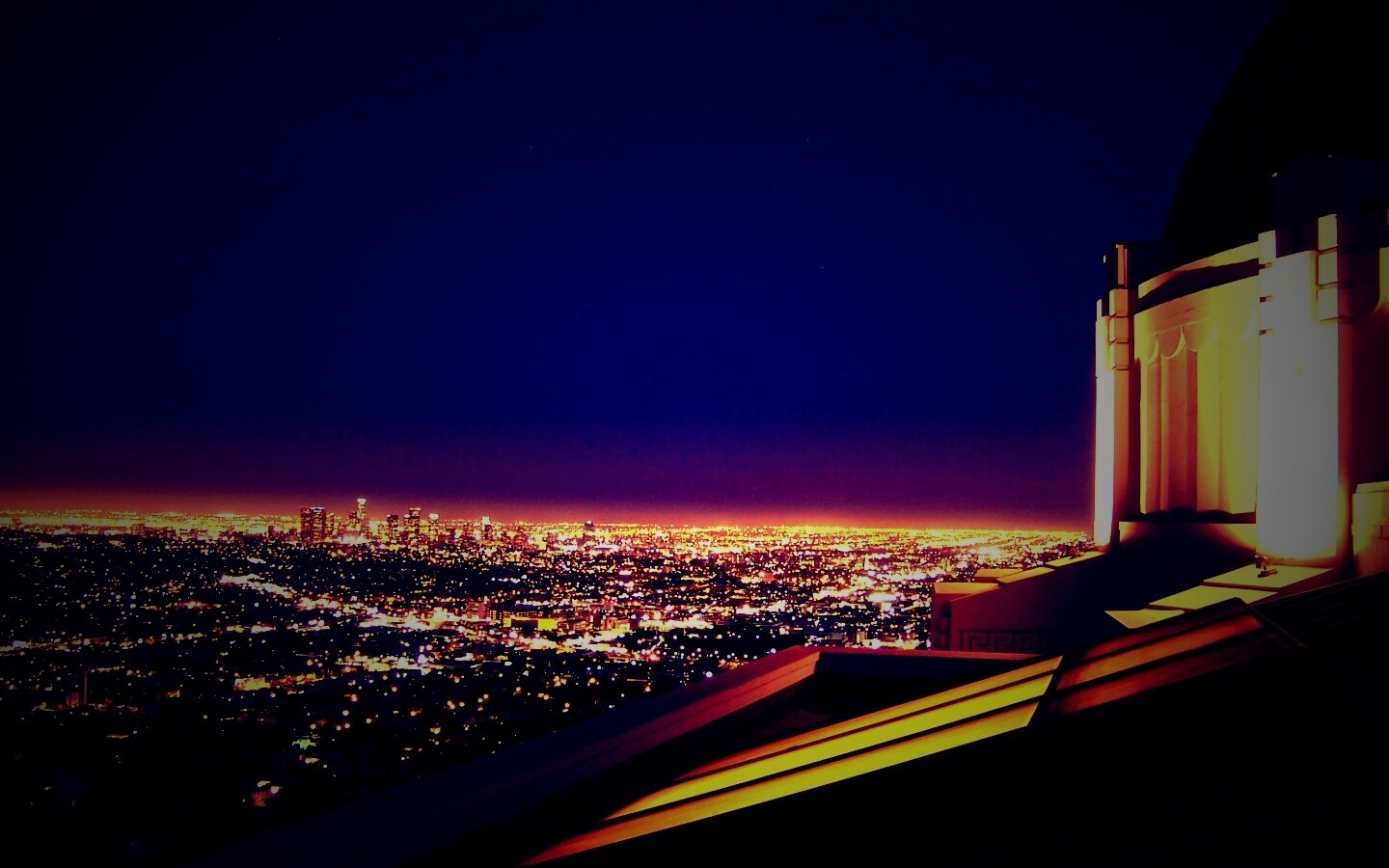 Вид на город обои