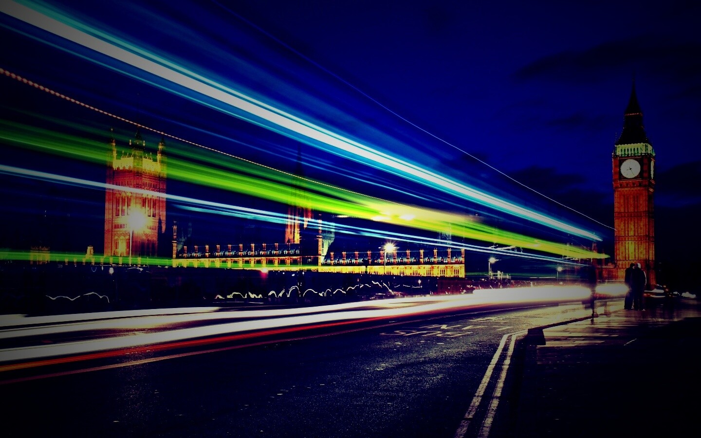 Лондон в движении обои