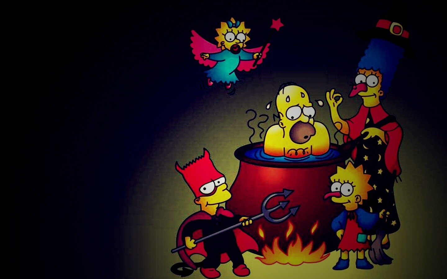 Шабаш Симпсонов обои