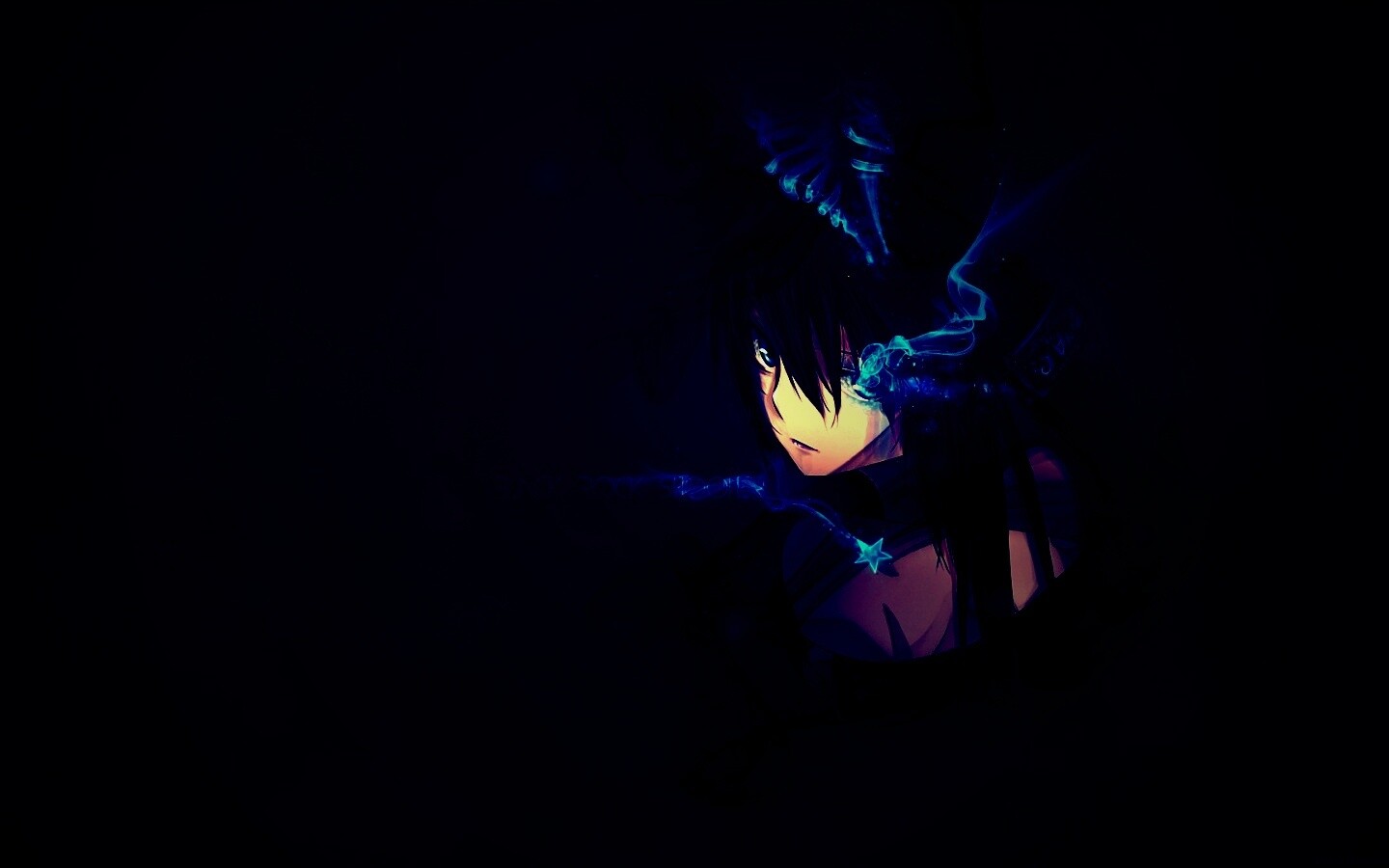Black rock shooter обои